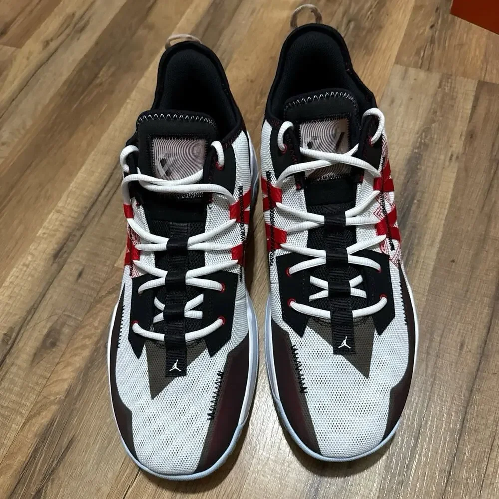 Jordan Westbrook One Take II White University Red CW3457-106 Size 15